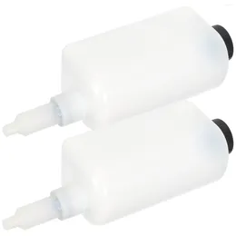 Płynna dozownik mydła 2 ustawiony akcesoria Butelka część plastikowe butelki płyny pojemniki na ścianie części szamponu głowica szamponu