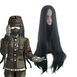 100cm korekiyo shinguji danganronpa v3: matando harmonia perucas cosplay feminino meninas longo ondulado resistente ao calor cabelo sintético c43k214
