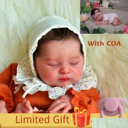 دمى 20 5 بوصات غير مكتملة من Reborn Doll Kit Laura Limited Edition مع 2nd Coa Vinyl Blank Baby Kits 230710 Drop Deliver