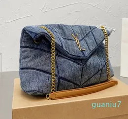 Abendtaschen Designer DamenJeans Schulter Messenger Einkaufstaschen Luxus Designer Handtasche Geldbörse Kette