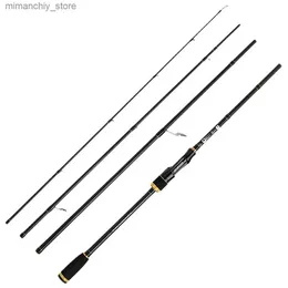 Boat Fishing Rods JOHNCOO Steed Carbon Casting Fishing Rod Casting Travel Rod 2.1m 2.4m 2.7m 4 Section M Power 5-20g Fast Action sensitive tip Q231031