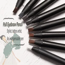 Wzmacnianie brwi 12PCS Ołówek do brwi długotrwały biały brwi kosmetyki Wysokiej jakości naturalny wodoodporny makijaż hurtowa ołówek do brwi 231030