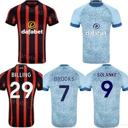 Mens 29 BILLING Soccer Jerseys 10 CHRISTIE 19 KLUIVERT 25 SENESI 9 SOLANKE 24 SEMENYO 7 BROOKS 27 ZABARNYI 37 AARONS 3 KERKEZ Football Shirt Kits 23/24 Club BoEnMaoSi