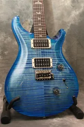 Venda quente de boa qualidade guitarra elétrica BRAND NEW 2012 CUSTOM 24 FADED BLUE BURST - 10 TOP! Instrumentos musicais