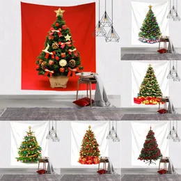 Tapisserier anpassningsbara jul tapestry träd tecknad söt rum vägg dekoration bakgrund trasa hem hängande