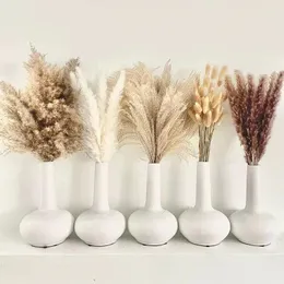 Decorative Flowers 100pcs/110PCS A Lot Natural Dried Flore Bouquets Tails Reed Small Pampas Grass Plumes For Wedding Home Decor