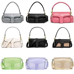Designer Tabby Pillow 26 Jelly 23 Counter Bag Women Women Luxury Hand Handbag Leather Crossbody Womens Handbags Fashion White Black Pink Messenger Bags6
