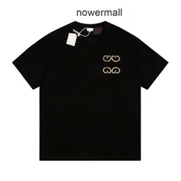 남성 Tshirts 디자이너 Tshirt 자수 로우 스웨터 양모 양모 인쇄 솔리드 로우 코튼 티 캐주얼 패션 스포츠 T 셔츠 야외 거리 Lowe Loewees Clothing