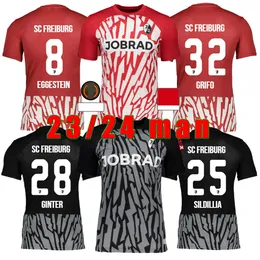 2023 2024 SC Freiburg soccer jerseys home away KYEREH WEISSHAUPT GINTER KEITEL 23 24 SALLAI GRIFO GREGORITSCH HOLER KUBLER jersey MEN shirts Football uniform