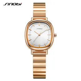 Relógio feminino relógios de alta qualidade moda luxo bambu sulco aço cinto quadrado relógio mesa montre de luxo presentes e3