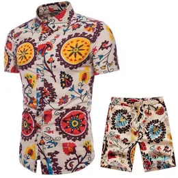 -Mens Beach Designer Tracksuits Summer 20SS Fashion Beach Seaside Holiday Shirts Shirts Set Mens 럭셔리 디자이너 세트 2456