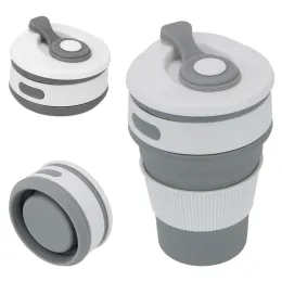 Tazze da tè e caffè Tazza da viaggio in silicone Tazza da bere pieghevole Tazze da acqua pieghevoli Tazze da caffè Portatili per uso alimentare