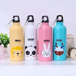 Water Bottles Cages Lovely Animals Creative Gift Outdoor Portable Sports Bolttle Cycling Camping Hiking School Kids Bottle 231030