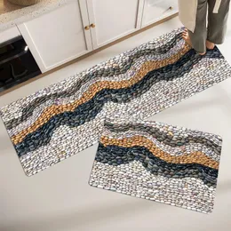 Carpet 3D Color Cobblestone Stone Area Rug Carpet Rug for Living Room BedRoom Decoration Kitchen Doormat Bathroom Anti-slip Floor Mat 231031