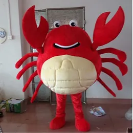 2024 Halloween Adult Crab Mascot Costume Cartoon Anime theme character Adult Size Christmas Carnival Birthday Party Fancy Outfit