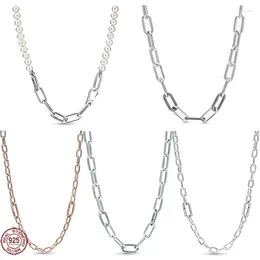 Pendants 2023 925 Sterling Silver Tie Lock Necklace Style Assicite Wimingsite and Propensile Paric Fit Basic Fit Original Charm Beads