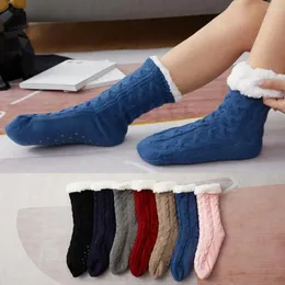 Sports Socks Thermal Mens Winter Warm Home Soft Cotton Thickened Plus Velvet Sleeping Anti Slip None Grip Short Floor Slipper Sock Male