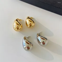 Brincos de parafuso prisioneiro intemporal maravilha bronze geo waterdrop para mulheres designer jóias festa ins doce tendência bonito presente raro brincos 4561