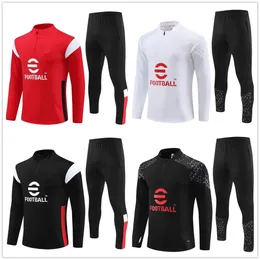 2023 2024 ACM MILANS LONG ROUNEVES SOCCER Tracksuit Jerseys 23 24 24 Pulisic Training Suift Foot Camiseta Chandal Zestaw Piłka nożna Mężczyzn dzieci uomo calcio maillot