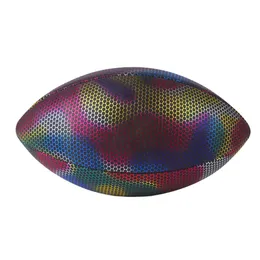 Kolorowa drużyna Rugby Training Ball Anti-Skidding Football Glow in the Dark 231031