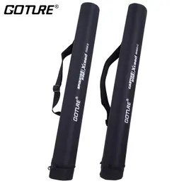 Båtfiskestavar Goture Portable Rod Storage Hard Tube Bag med justerbar D Buckle Handbag Anti Collision Tackle 74cm 84cm 231030