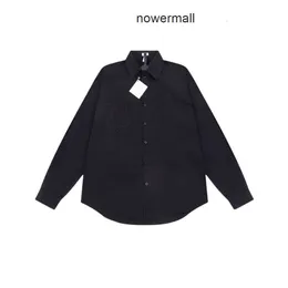 Pure lowewe lowe Loewees loeewe Fine Designer Shirt Женщины Мужчины носят хлопок Осень-Зима Новая рубашка с вышивкой Зерно Мужская и женская ткань в одном стиле Morning Shi CQM7