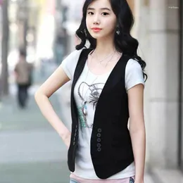 Women's Vests MS Spring Korean All-match Slim Suit Vest / Small Size Dress Female
