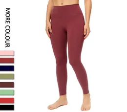 L32 Fitness Atletik Katı Yoga Pantolon Kadın Kızlar Yüksek Bel Çalışan Yoga Kıyafetleri Kadınlar Spor Tam Tayt Bayanlar Pantolon Workou6370481