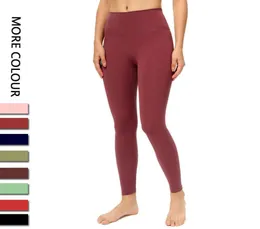 L32 Fitness Sportlich Solide Yoga Hosen Frauen Mädchen Hohe Taille Laufen Yoga Outfits Damen Sport Volle Leggings Damen Hosen Workou6370481