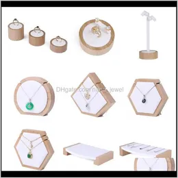 Luxury Wood Jewelry Display Stand Jewellery Displays Boutique Counter Trade Show Showcase Exhibitor Ring Earring Necklace Bracelet209U