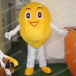 Costumi della mascotte del limone di Natale Vestito del personaggio dei cartoni animati di Halloween Vestito da festa all'aperto di Natale Abbigliamento pubblicitario promozionale unisex