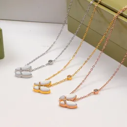 Van-Clef Arpes Designer-Mutter-Schmetterlings-Halsketten-Set, rund, digital, original, modisch, klassisch, Damenschmuck, Geschenk mit Box