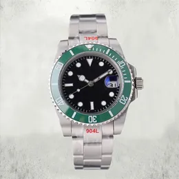 AAA Quality Reloj Hombre 2813 Movement Designer Wristwatch Menical Mens 40mm Wrist Watch Watch Black Dial مع Werst Man Green Man Wrister Luxury Montre