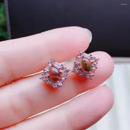 Kolczyki stadnonskie luksusowy czarny opal naturalny i prawdziwy kolczyk 925 srebrny srebrny biżuteria opalearring