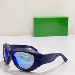 Mode-Brille, Sonnenbrille für Herren, Designer-Damen, Luxusmarke, Sonnenbrille, Vintage-Brille, einzigartige Polarisierungsbrille, B-V-Farbton, runde UV400-Brille, Lunettes