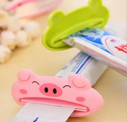 9*4cm كربون كرتون معجون أسنان بلاستيكي Squeezer حمام حامل الأسنان مجموعات الحمام المنزلية الملحقات الإبداعية المطبخ الإبداعي