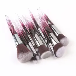 10-teiliges professionelles Make-up-Pinsel-Set für kosmetische Pulver, Lidschatten, Foundation, Rouge, Blending, Concealer, Schönheits-Make-up-Werkzeug