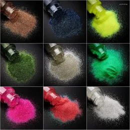 Glitter per unghie 18 colori Flash Aurora polvere cromata pigmenti olografici polvere sfusa perlescente TIPS per ciondoli fai da te 1 PC