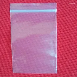 Schmuckbeutel 200 stücke 6 8 cm Weiß Knochen PE Transparent Ziplock Plastiktüten Klare Reiseverpackungsbeutel Für Geschenke Beutel Zubehör