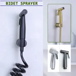 Badtillbehör Set Bidet Sprayer Badrum rena förnödenheter Handduschfästet ABS Plast Rostfritt stål Body Gold Chrome Black Gery 231031