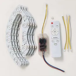 A luz do módulo da lente LED inclui escurecimento infravermelho de controle remoto 220V, usado para substituir o quarto e o pingente da sala de estar