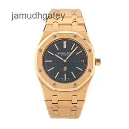 AP Swiss Relógios de pulso de luxo Royal Ap Oak Series 15202OR.OO.1240OR.01 Relógio masculino mecânico automático em ouro rosa 18K J08486 Aro de pulso 180 mm Peso XSAF