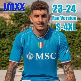 JMXX 23-24 نابولي كرة القدم kvaratskhelia di lorenzo Osimhen Raspadori Robotka Anguissa rrahmani mens uniforms jersey man football shirt 2023 2024 fan person