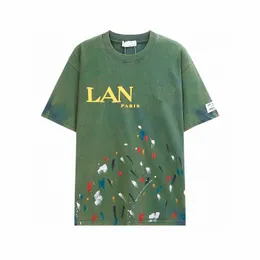Najlepszy projektant luksusowy moda High Street Polar Style Street Cotton Student Casual Sports T-shirt z krótkim rękawem Kwiatowy alfabet importowany haft dla mężczyzn i kobiet