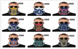 Хоккейные дизайнерские маски Бесшовные шейные гетры Щит Шарф Бандана Маски для лица Защита от ультрафиолета Мотоцикл Велоспорт Езда Бег Повязки9667020