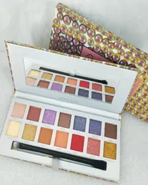 Toppkvalitetsmakeup Pink Eye Shadow Palette 14 Colors Limited Eyeshadow Kit med Brush1159015