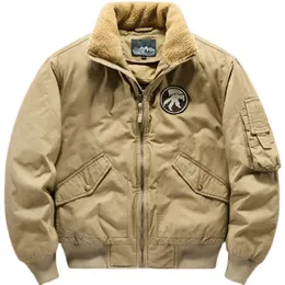 Jaquetas masculinas homens inverno bombardeiro multibolso ferramentas casacos para baixo de alta qualidade masculino solto quente parkas outwear casaco casual 231030