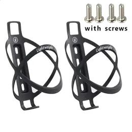 Butelki z wodą klatki 2PCS Ultralight 18G Węglowy uchwyt na butelkę z MTB Rower Road Universal Porta Botella Rower Cage 231030