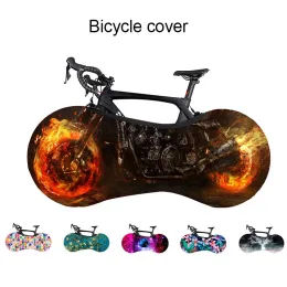 Bisiklet Koruyucu Kapak MTB Yol Bisiklet Aksesuarları Anti Tütsül Tekerlekler Çerçeve Kapak Çekmeye dayanıklı Depolama Çantası 158x62cm Bisiklet Kapağı