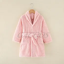 Pajamas Long Sleeve Children's Bathrobe Sleepwear Kids Retsbes Boys Boys Fail Fail Atrumn Winter Girls Bathrobes Home Complements 4-14years 231031